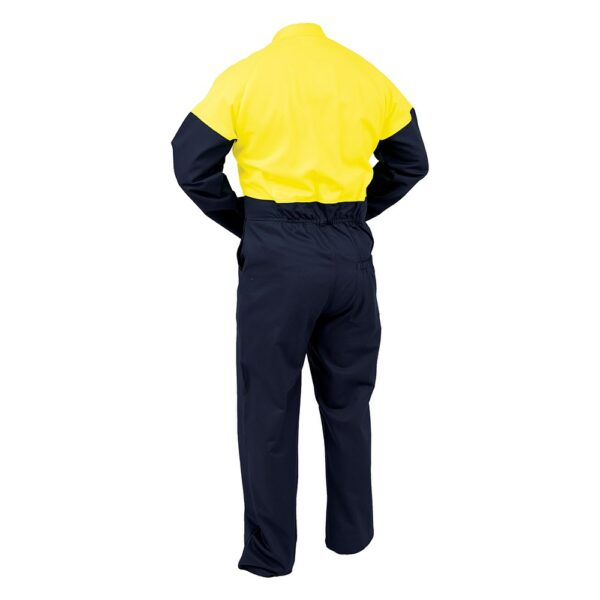 Bison Overall Day Only Cotton Zip, Orange/Navy or Yellow/Navy - Image 5