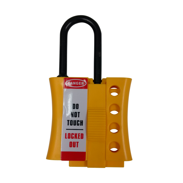 IN2SAFE Nylon Lockout Hasp - 4 Locks - 3mm Shackle