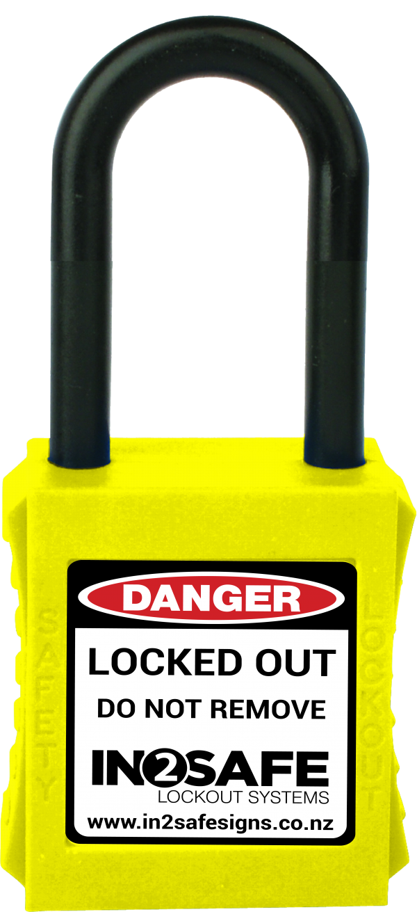 IN2SAFE Lockout Padlock - Std Nylon - Keyed Different - Image 2