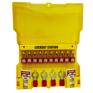 Lockout Station Only – IN2SAFE – Can Hold 10-20 Locks
