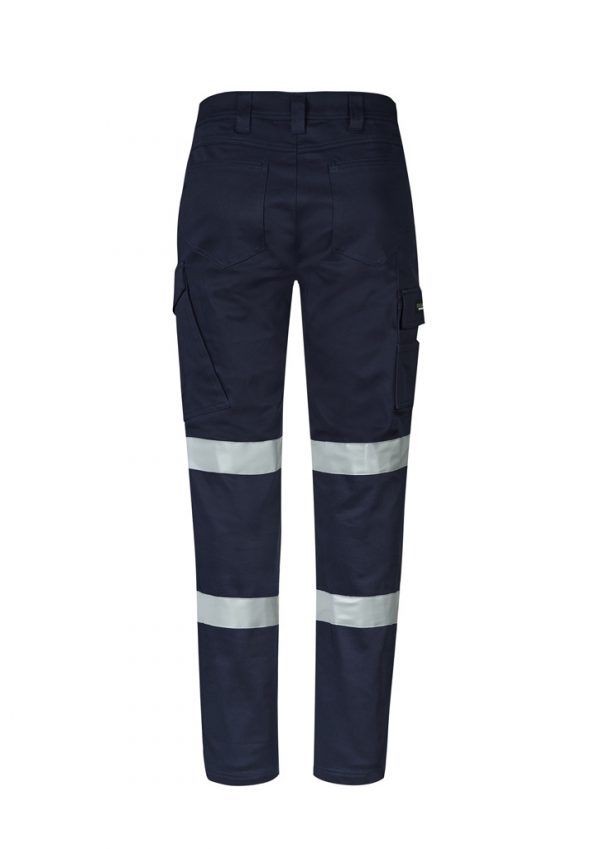 Syzmik Essential Stretch Taped Work Pants Cargo Men's Navy - Image 3