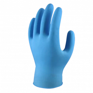Lynn River Blue Nitrile Disposable Powder Free Gloves 245mm Pkt100
