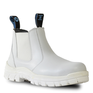 Bata White Safety Boots Hercules Slip-On – UK Sizing