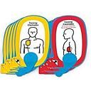 Lifepak CR Plus Replacement Training Electrodes – Adhesive Portion Only(Set of 5)