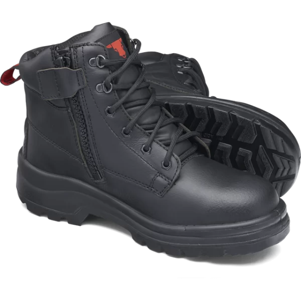 John Bull Elkhorn 5588 Zip - Black Work Boot suplied by Safety 1st NZ