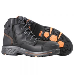 Men’s Timberland PRO® Helix HD Zip Side Black Work Boots US Sizing