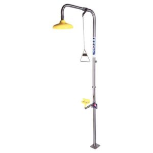 Pratt Combination Shower With Eye and Face Wash – No Bowl Or Foot Treadle