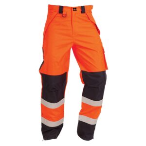 Bison Over Trouser FR and Antistatic Orange/Black – Rain Trouser