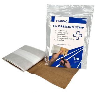 Dressing Strip 8cmx1m Fabric Plaster