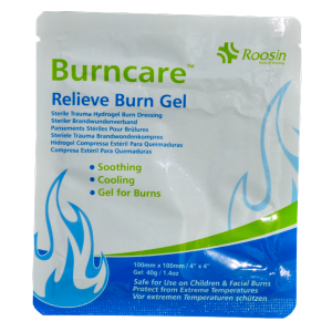 Burn Dressing – Burnscare Relief Gel Sterile Dressing 10x10cm