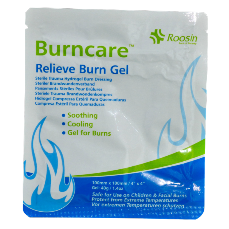 Burncare Relieve Burn Gel Sterile Dressing 20x45cm Safety1st