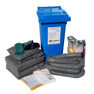 IN2SAFE Universal 120L Mobile Spill Kit -(Wheelie Bin)