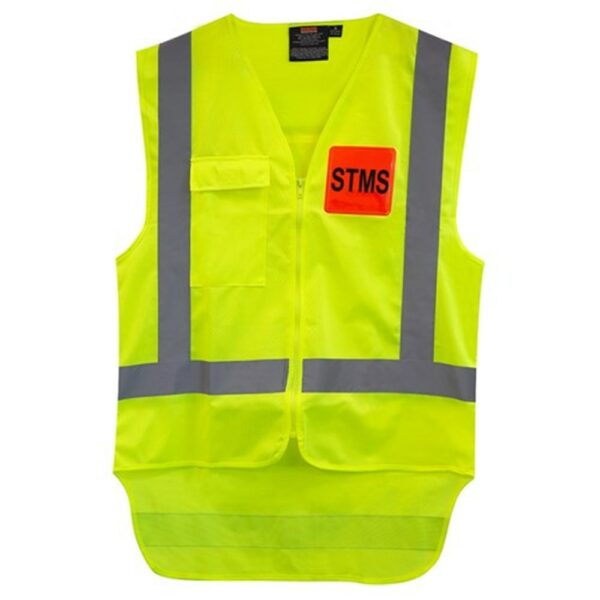 Vest STMS Yellow TTMC-W17 Polyester