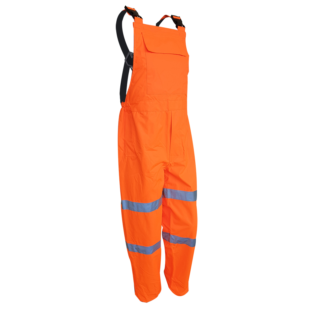 Bibs Trousers FR Essentials Full Orange PU Coated 801178 S-8XL - Safety1st