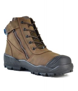 Bata Horizon Zip Sided Safety Boot – Brown, Black or Wheat   UK 3-14