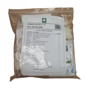 Refill 1-5 Person First Aid Kit