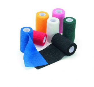 COHESIVE BANDAGES Blue, Red, Pink, Skin, Blue, Yellow, White, Black