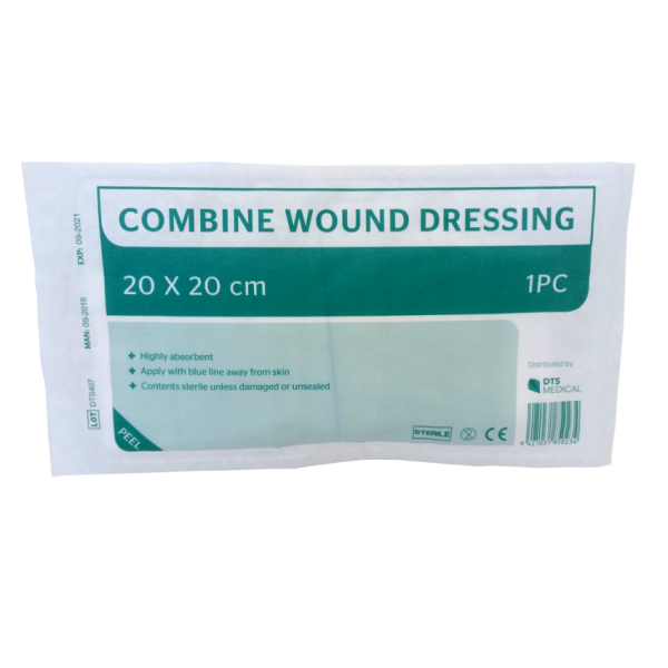 Combine Wound Dressing 20cm x 20cm