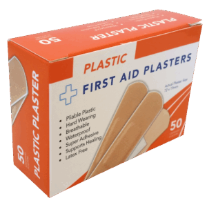 Plasters Plastic Skin Colour 72mmx19mm Box(50)