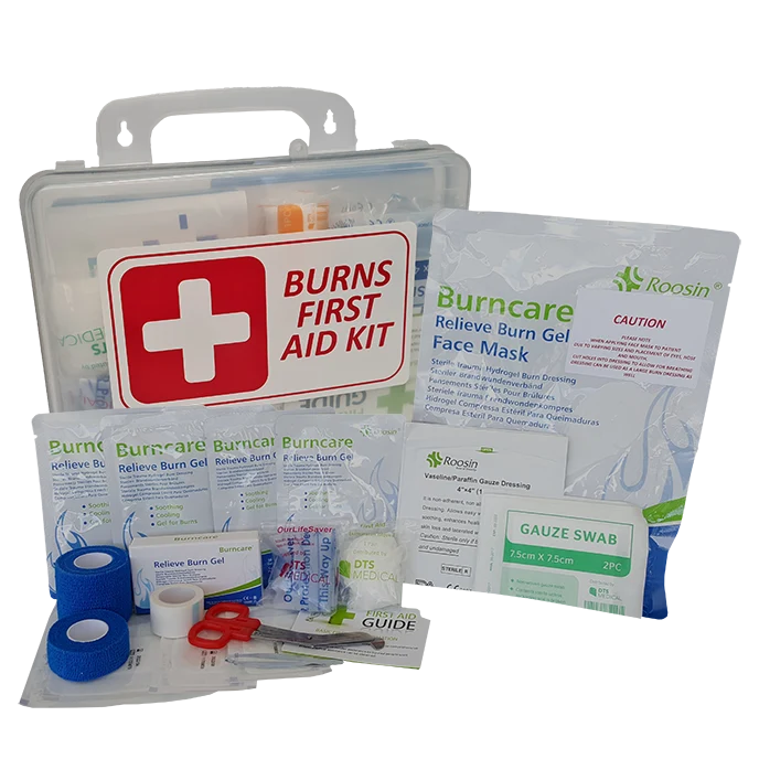 First Aid Burns kit STORE OR WALL MOUNT