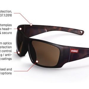 Esko Polarised Destination Safety Glasses