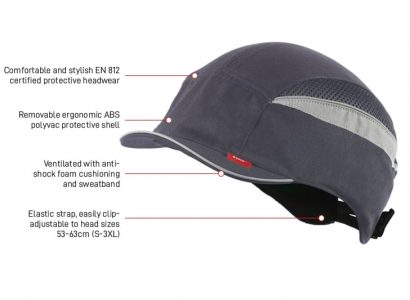 Esko Short Peak Bump Cap