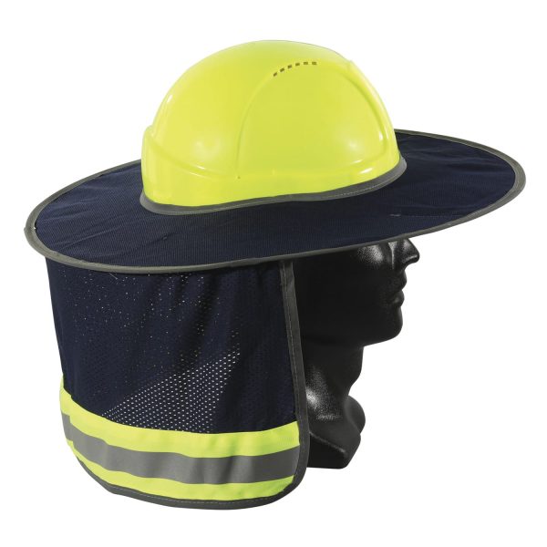 Esko Hard Hat Blue Full Brim with Neckflap Sunshield D/N HBSB