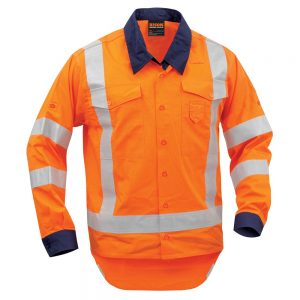 Bison Shirt TTMC-W17 Lightweight Cotton Orange