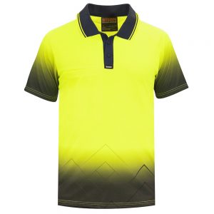 Bison Polo Day Only Polyester Mountain Peak Yellow