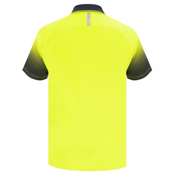 Bison Mountain Peak Polo Yellow Day Only Polyester - Image 2