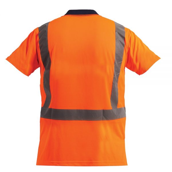 Bison Polo Day/Night Polyster Yellow/Navy or Orange/Navy - Image 2
