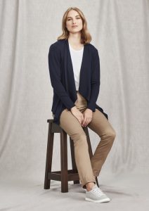 Womens BizCorp Cardigan Sofia Waterfall