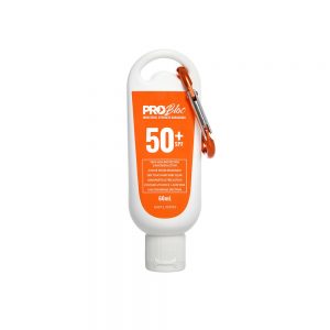 Sunscreen SPF50 60ml c/- belt carabiner