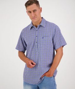 Shirt Swanndri Paihia 100% Cotton Short Sleeve