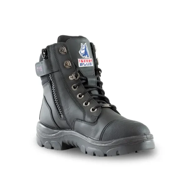 Steel Blue Ladies Boot Southern Cross Side Zip - Black or Sand - Image 2