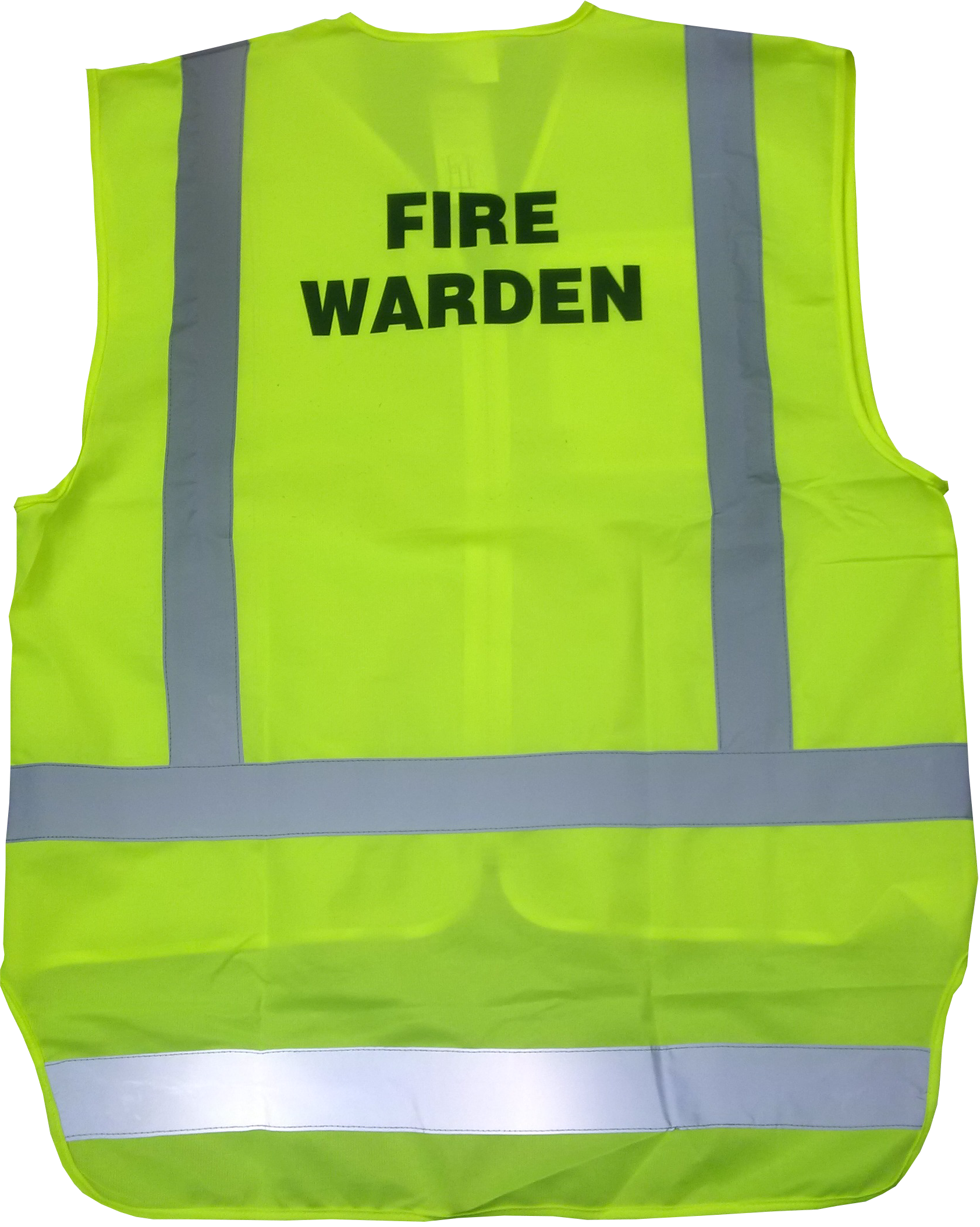 Gilet Réfléchissant De Sécurité Avec Étiquette FIRE WARDEN Tag Jeu  D'illustrations Vectorielles De Conception De Style Plat. Veste De Travail  De Sécurité Fluorescente Rouge Avec Bandes Réfléchissantes. Gilet Uniforme  Vue Avant Et