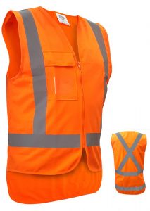 Caution TTMC-W17 X-Back Safety Vest