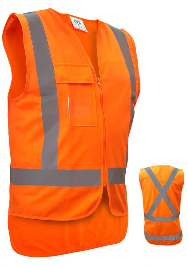 Caution TTMC-W17 X-Back Safety Vest