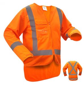 Caution TTMC-W17 Long Sleeve X-Back Safety Vest