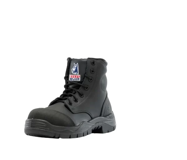 Steel Blue Argyle Zip Sided TPU Scuff Composite Boot 317532 - Image 4