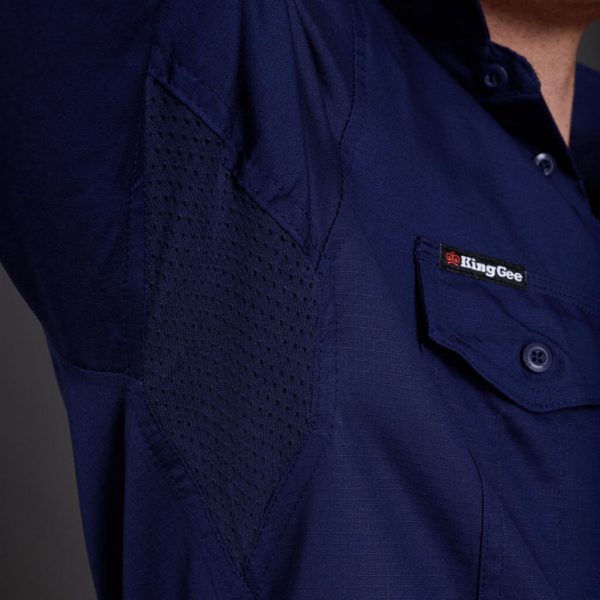 KingGee WorkCool 2 Long Sleeve Shirt - Image 3