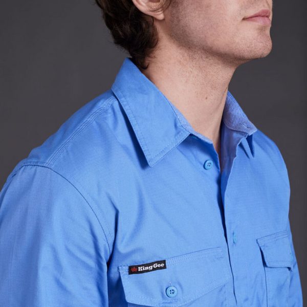KingGee WorkCool 2 Long Sleeve Shirt - Image 2