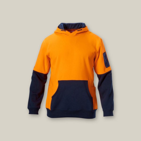 Hard Yakka Fleece Hoodie Hi-Vis Y19325 - Image 2