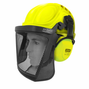 Hellberg Forestry Hard Hat Earmuff & Visor Kit – Mesh