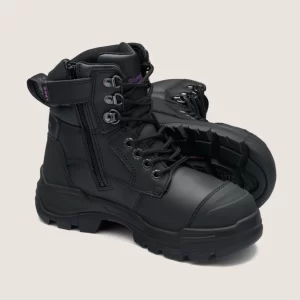 Blundstone Womans Boots Rotoflex Zip Sided 9961 Black
