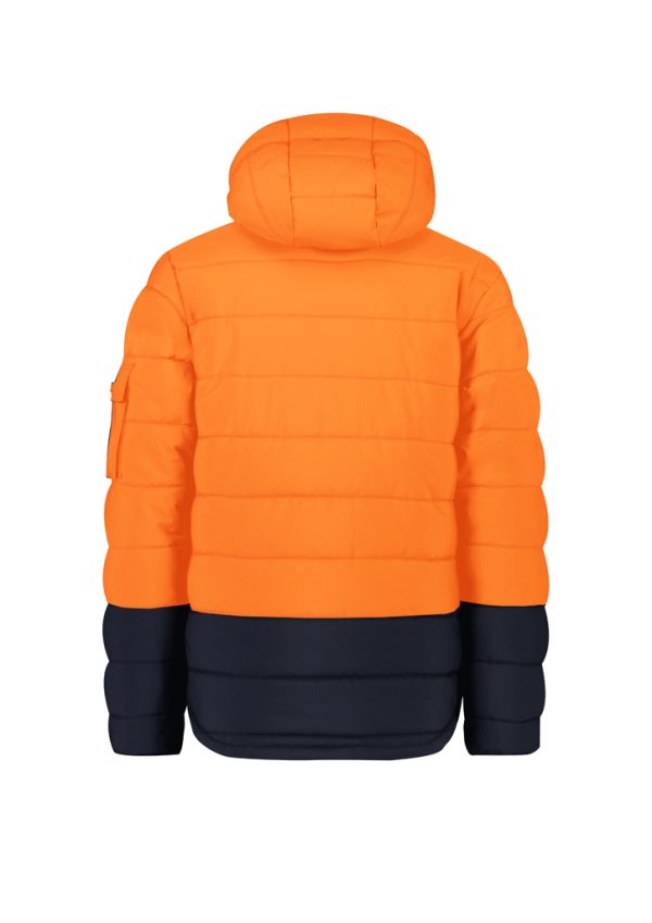 Syzmik Streetworx Puffer Jacket Unisex Hooded ZJ240 - Image 3