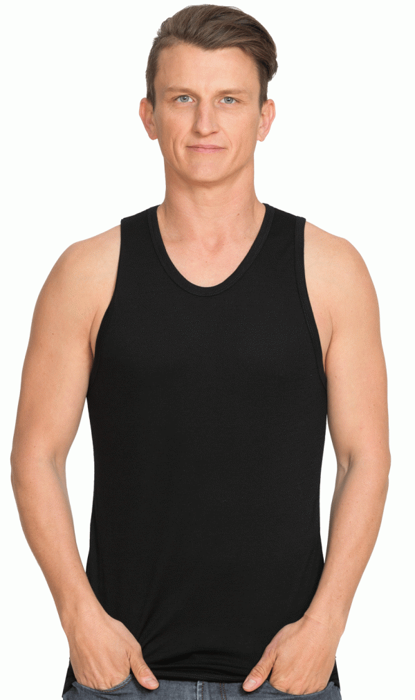 Brass Monkey NZ Merino Thermal Singlet White or Black