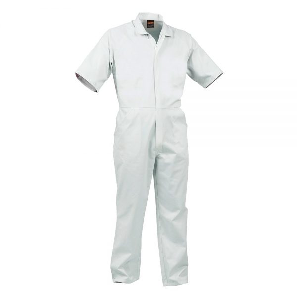 Bison Lightweight White Overalls