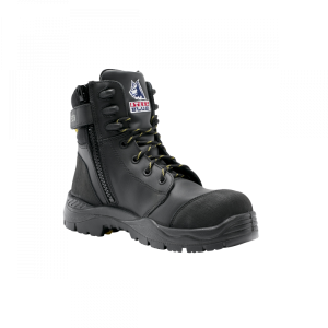 Steel Blue Torquay Boots EH Zip Sided Black 827539