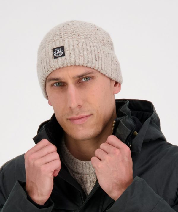 Swanndri Oatmeal South Road Waffle Beanie - Image 2